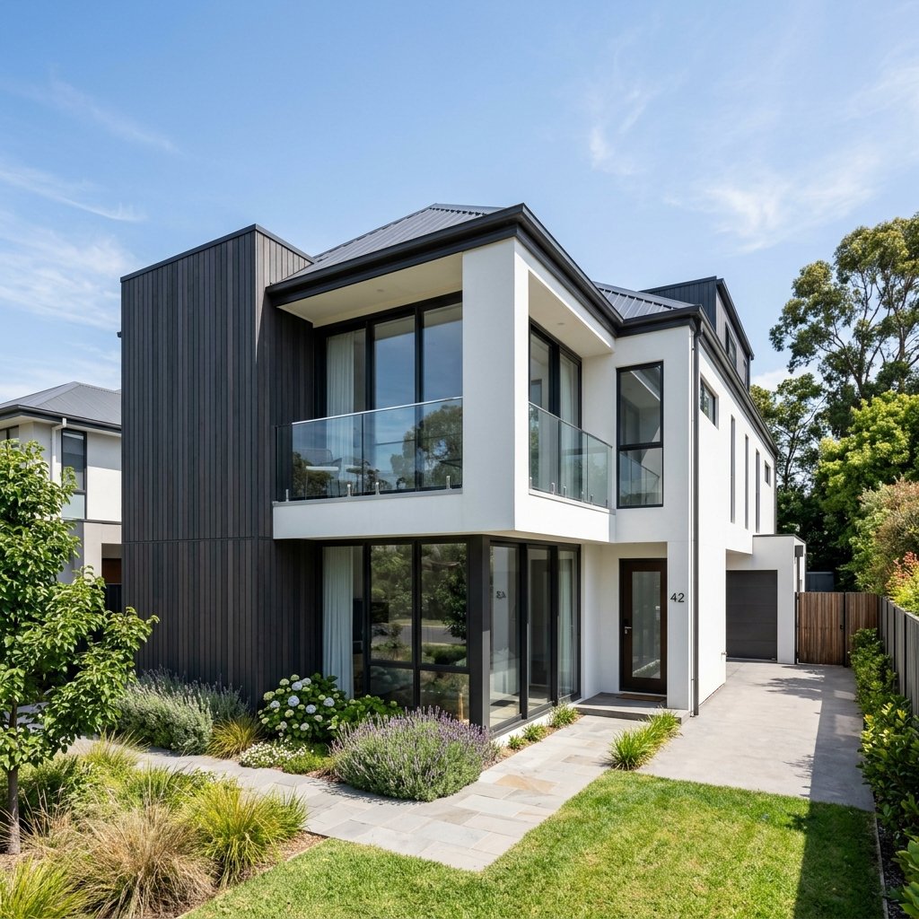 Textured Cement Facade